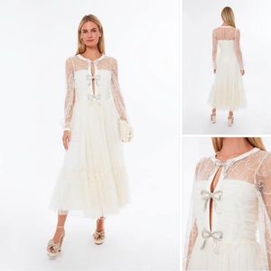 SALONI Tusk Camille Tulle Dress, Size 4